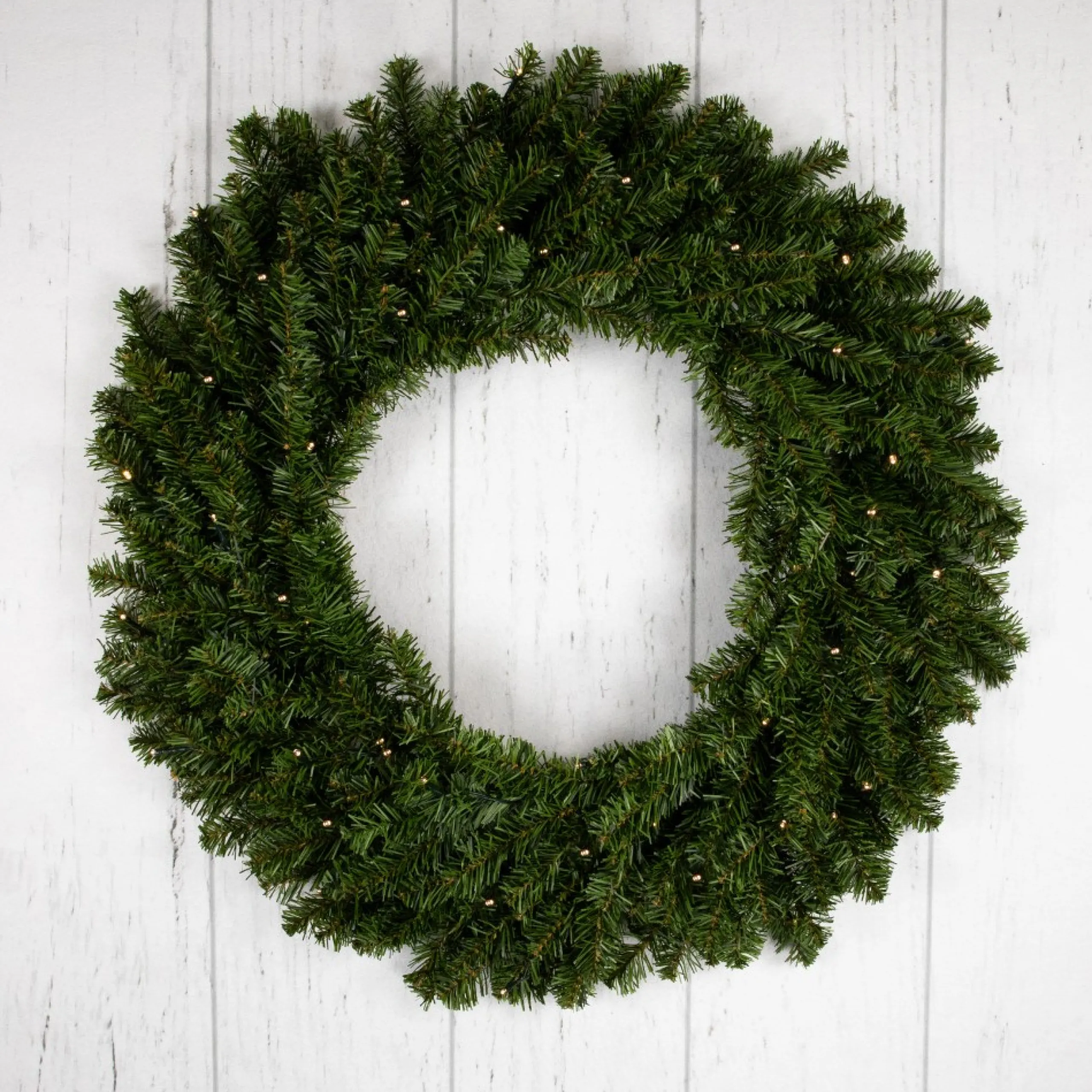 Pre-Lit Wreaths*Northlight Pre-Lit Canadian Pine Artificial Christmas Wreath, 30-Inch, Clear Lights