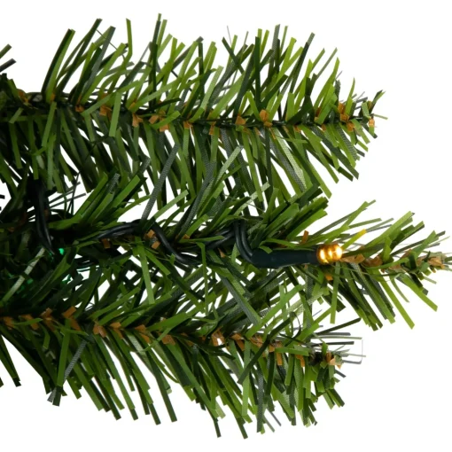 Pre-Lit Wreaths*Northlight Pre-Lit Led Canadian Pine Artificial Christmas Wreath, 30-Inch, Multicolor Lights