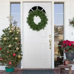 Pre-Lit Wreaths*Northlight Pre-Lit Whitmire Pine Artificial Christmas Wreath - 24-Inch, Warm White Led Lights
