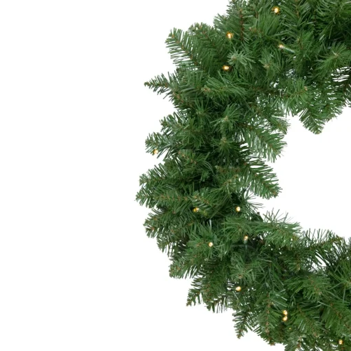 Pre-Lit Wreaths*Northlight Pre-Lit Whitmire Pine Artificial Christmas Wreath - 24-Inch, Warm White Led Lights