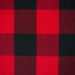 Linens*CC Home Furnishings Red And Black Buffalo Plaid Christmas Rectangular Tablecloth 60
