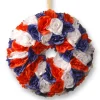 National Tree Company Rose Patriotic Spring Floral Wreath, 14-Inch