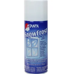 Artificial Snow*CC Christmas Decor Santa Winter White Snowfrost Christmas Artificial Snow Spray For Glass- 9 Ounces
