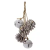 Melrose Pine Cones>Set Of 6 Bell And Pine Cone Christmas Ornaments 13"