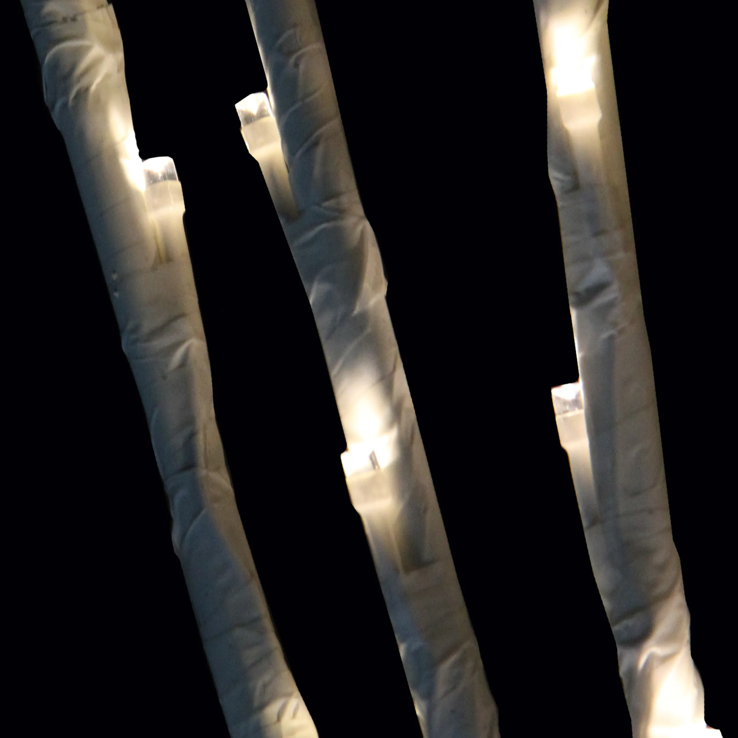 Northlight Set Of 6 Branch Spray Driveway Pathway Markers - 8 Ft, Warm White Led Lights