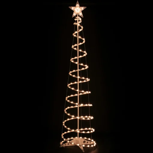 Northlight Spiral Trees>Set Of 3 Clear Lighted Spiral Christmas Trees - 3', 4', And 6'