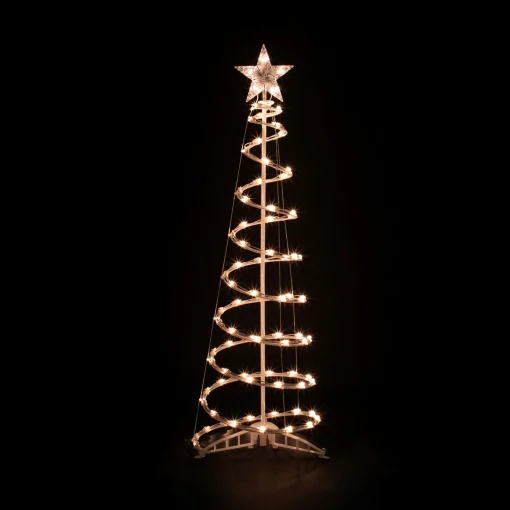Northlight Spiral Trees>Set Of 3 Clear Lighted Spiral Christmas Trees - 3', 4', And 6'