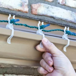 Northlight Set Of 50 Clear Outdoor Universal Christmas Light Clips - 3.5"