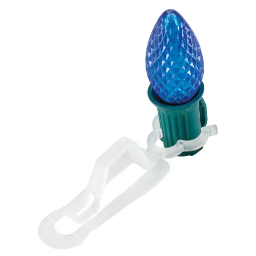 Northlight Set Of 50 Clear Outdoor Universal Christmas Light Clips - 3.5"