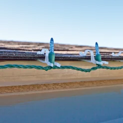 Northlight Set Of 100 Clear Outdoor Universal Christmas Light Clips, 3.5