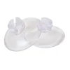 Northlight Set Of 20 Clear Suction Cup Christmas Light Clips - 1.5"