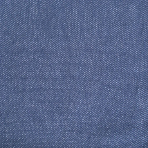 CC Home Furnishings Set Of 6 Denim Blue Embroidered Jeans Napkins 20"