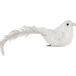 Northlight Animals></noscript>Set Of 3 Glittered Pink, White And Champagne Bird Christmas Ornament With Clip, 6.5