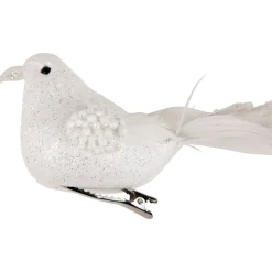Northlight Animals></noscript>Set Of 3 Glittered Pink, White And Champagne Bird Christmas Ornament With Clip, 6.5