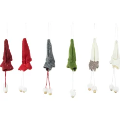 Northlight Fantasy & Sci Fi></noscript>Set Of 6 Gnomes With Stars Plush Christmas Ornaments 5