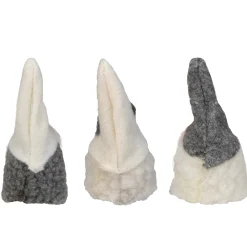 Northlight Fantasy & Sci Fi></noscript>Set Of 3 Gray And Cream Christmas Gnomes 3.75