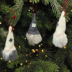 Northlight Fantasy & Sci Fi></noscript>Set Of 3 Gray And Cream Christmas Gnomes 3.75