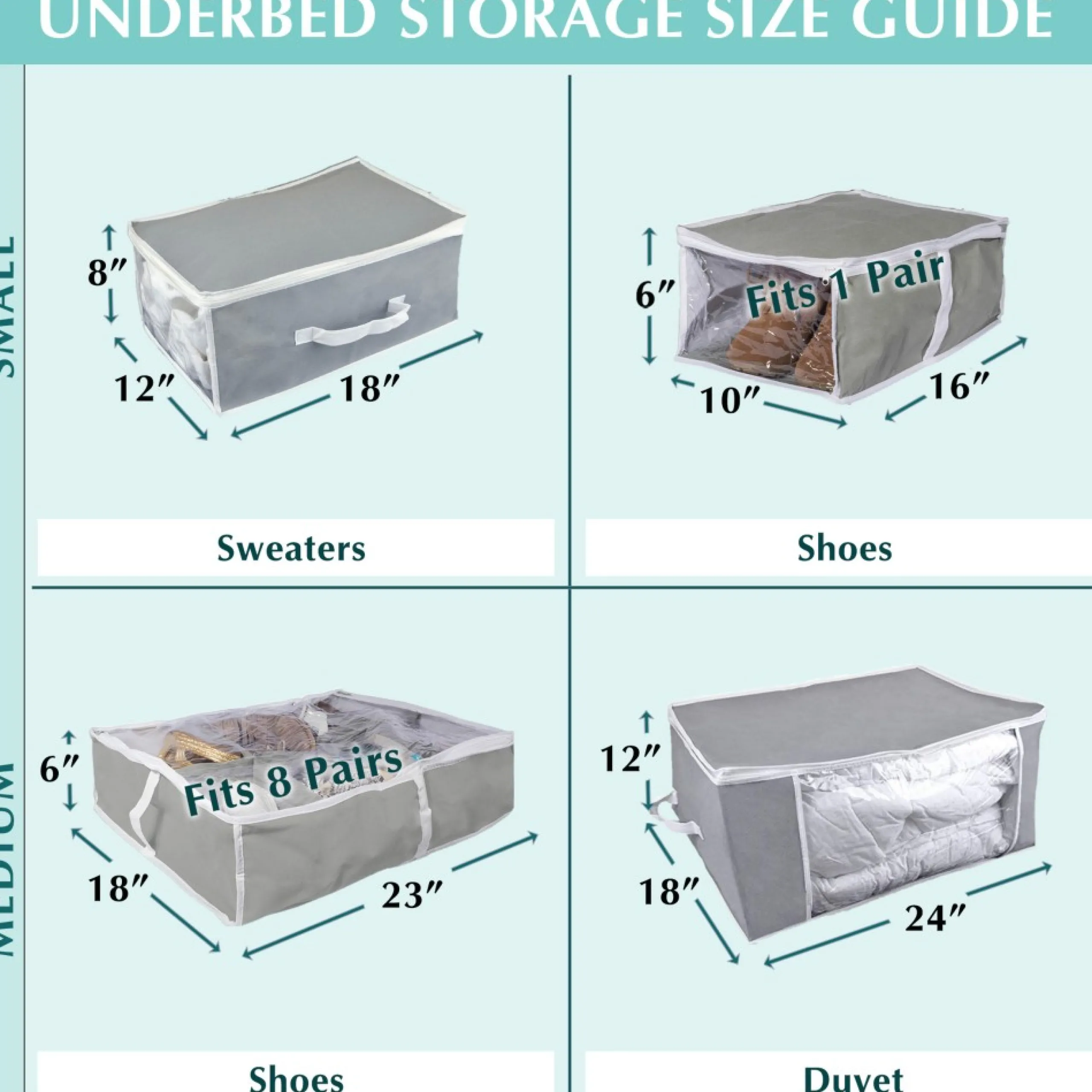 Decoration Storage*CC Home Furnishings Set Of 2 Gray Damask Patterned Soft Storage Bins With Zipper Closure 18"