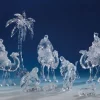 Nativities*Icy Giftware Set Of 9 Icy Clear Religious Christmas Nativity Set Figurines 15.25"