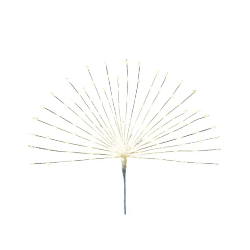 Lighted Tree Toppers*Melrose Set Of 2 Lighted Led Contemporary Starburst Christmas Tree Topper - White Lights 23.5"
