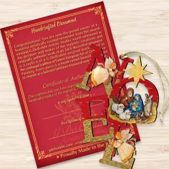 Designocracy Angels & Cherubs></noscript>Set Of 2 Magnificent Nativity 