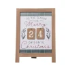 Advent Calendars*Contemporary Home Living Set Of 13 Merry Christmas Countdown Framed Wall Decorations 15.75"