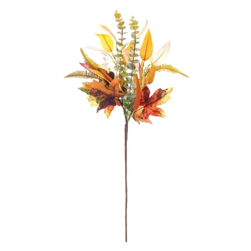 Melrose Set Of 2 Mixed Foliage Fall Harvest Artificial Sprays 28"