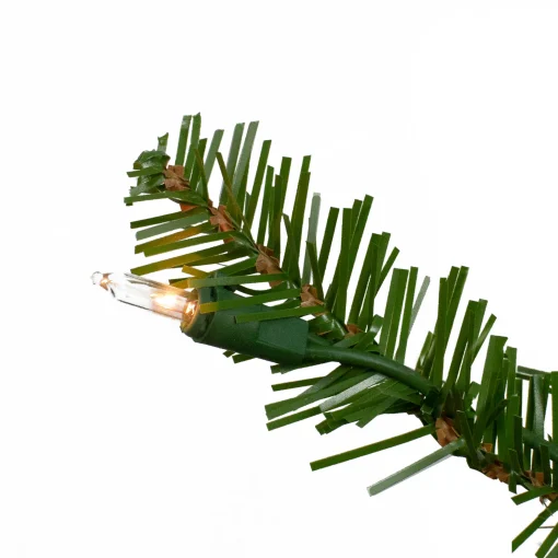 Northlight 4 And 4.5 Feet Tall>Set Of 3 Pre-Lit Slim Alpine Artificial Christmas Trees 6' - Clear Lights