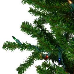 Northlight 4 And 4.5 Feet Tall></noscript>Set Of 3 Pre-Lit Slim Alpine Artificial Christmas Trees 6' - Multi Lights