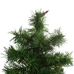Northlight 3 And 3.5 Feet Tall></noscript>Set Of 3 Pre-Lit Slim Woodland Alpine Artificial Christmas Trees 5' - Multicolor Lights