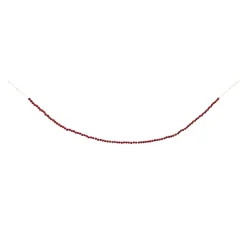 Berry Garland*Melrose Set Of 2 Red Cranberry String Christmas Garlands 6' X 0.5"