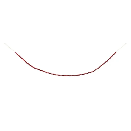 Berry Garland*Melrose Set Of 2 Red Cranberry String Christmas Garlands 6' X 0.5"