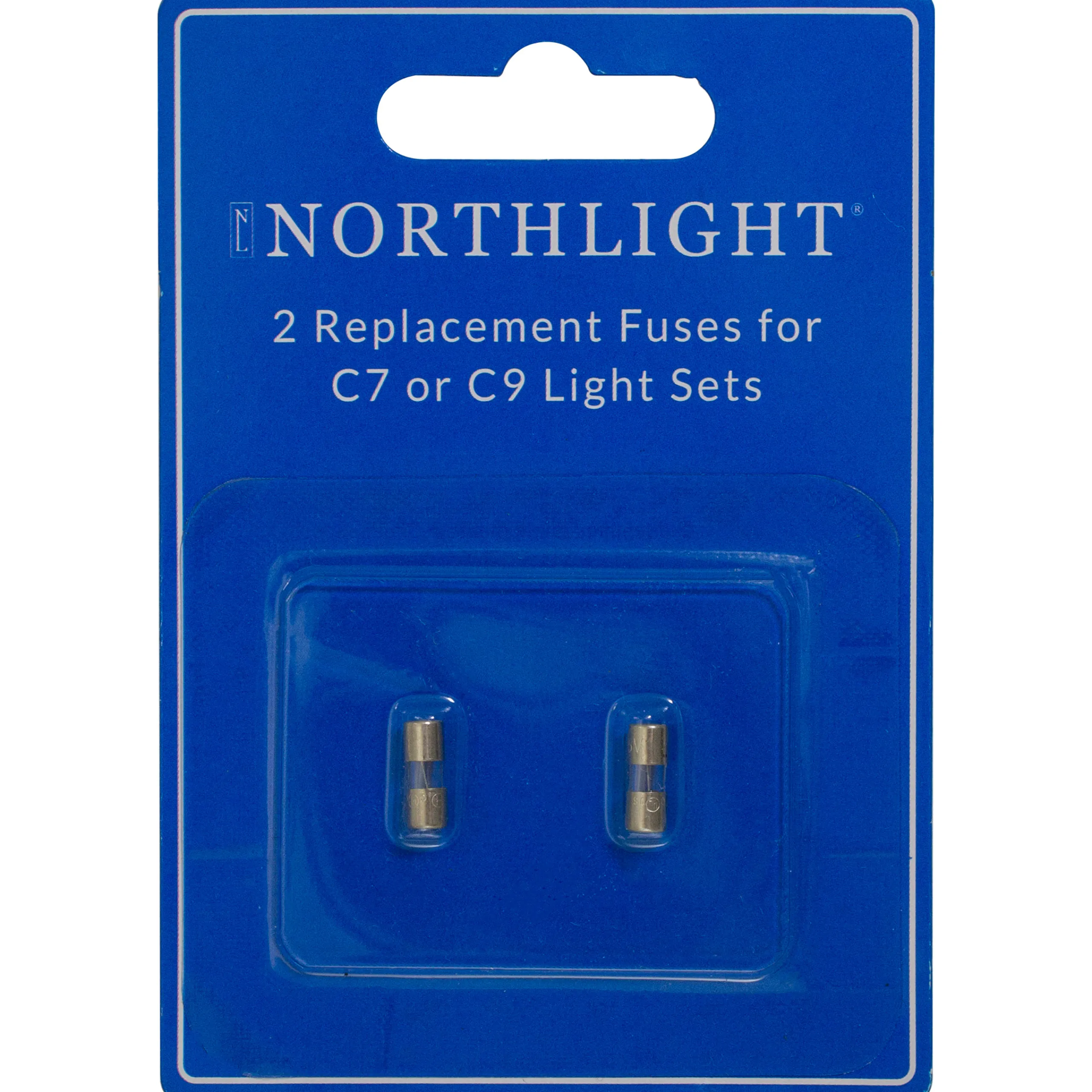 Northlight Set Of 2 Replacement Fuses For C7 Or C9 Christmas Lights - 3 Amps