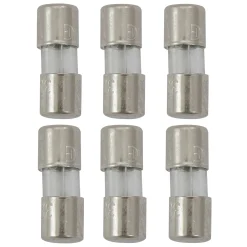 Northlight Set Of 6 Replacement Fuses For Mini Christmas Lights, 3 Amps