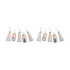 Sienna Set Of 10 Salt And Pepper Shaker Summer Garden Patio Christmas Lights - 7.5 Ft White Wire