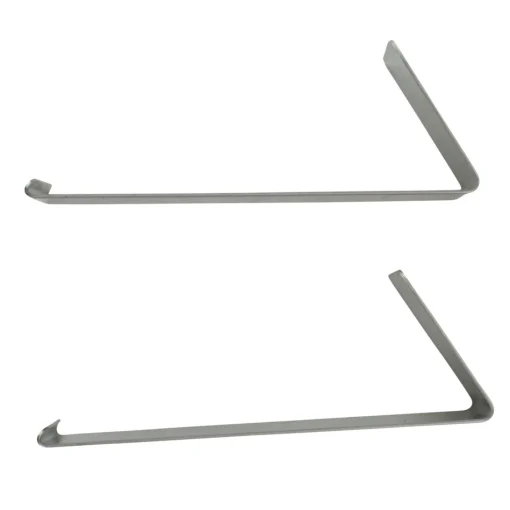 Wreath Accessories*Darice Set Of 2 Silver Outdoor Wreath Siding Hooks 4.25"