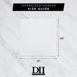 Contemporary Home Living Set Of 4 Vibrant Checkered Indian Summer Napkins 20"