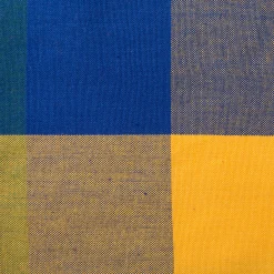 Contemporary Home Living Set Of 4 Vibrant Checkered Indian Summer Napkins 20