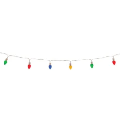 Contemporary Home Living Set Of 6 Warm And Vibrant Home Decoration Plastic And Copper Led Light String 6-Hour Timer, 8'