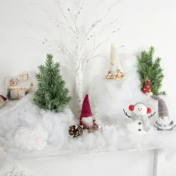 Northlight Fantasy & Sci Fi></noscript>Set Of 3 Wooden Gnomes Christmas Ornaments 4