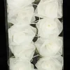 The Ribbon People Sheer Ivory Rose Flower Wired Craft Garland 54'