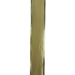 Ribbon*Northlight Shimmery Gold Horizontal Striped Christmas Wired Craft Ribbon 2.5" X 10 Yards