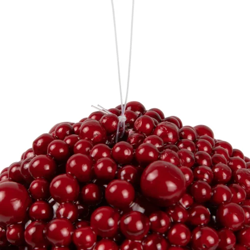 Northlight Balls>Shiny Red Berries Christmas Ball Ornament 6-Inch