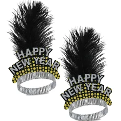 Beistle Silver And Gold Cheers To The New Year Tiara