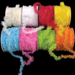 Specialty Garland*The Ribbon People Sky Blue Fuzzy Boa Party Garland 0.75" X 55 Yards