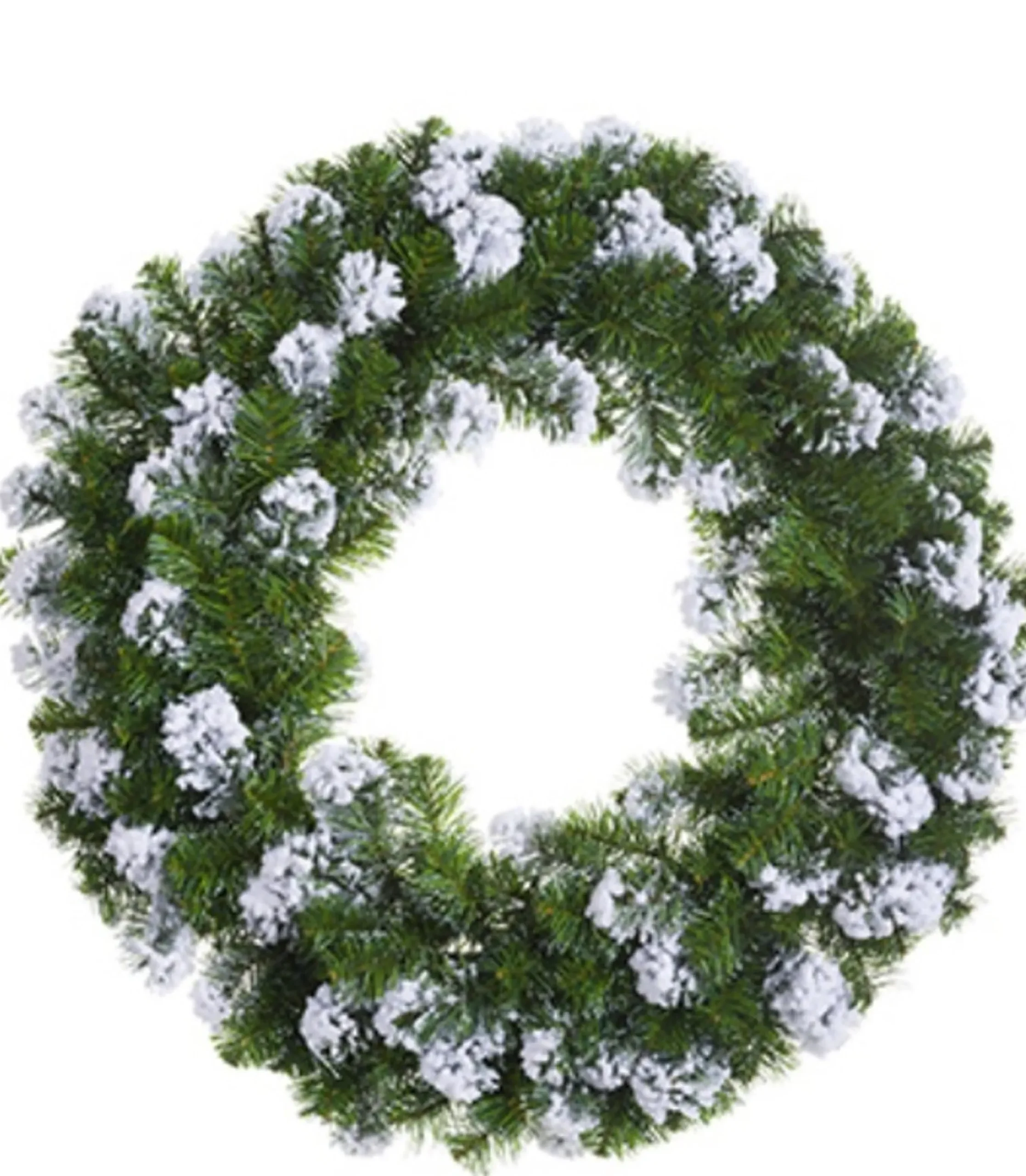 Traditional Pine Wreaths*Allstate Snowy Flocked Colorado Pine Artificial Christmas Wreath, 30-Inch, Unlit