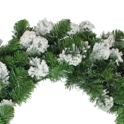 Traditional Pine Wreaths*Allstate Snowy Flocked Colorado Pine Artificial Christmas Wreath, 30-Inch, Unlit