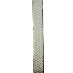 Ribbon*Northlight Sparkling Gold Chevron Wired Christmas Craft Ribbon 2.5" X 10 Yards