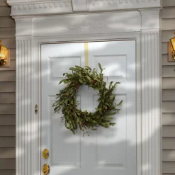 Specialty Wreaths*National Tree Company Swirl Grass Artificial Fall Harvest Wreath, 22-Inch, Unlit