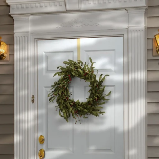 Specialty Wreaths*National Tree Company Swirl Grass Artificial Fall Harvest Wreath, 22-Inch, Unlit